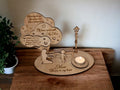 Personalised MOTHER memorial candle Display with poem - Stunning remembrance item - memories - Anniversary - Present - Ornament - Mum - Mom