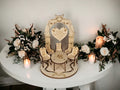 Personalised wedding memorial Display - Loved ones memory table - Centre piece - family - remember - heaven - Remembrance chairs - Keepsake