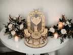 Personalised wedding memorial Display - Loved ones memory table - Centre piece - family - remember - heaven - Remembrance chairs - Keepsake