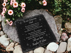 Personalised Stars Memorial grave marker, memorial slate - Memory - Indoor - Outdoor - Garden - Caravan - Grave side - Candle Display - Gift