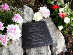 Personalised Stars Memorial grave marker, memorial slate - Memory - Indoor - Outdoor - Garden - Caravan - Grave side - Candle Display - Gift
