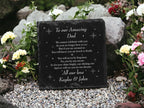 Personalised Stars Memorial grave marker, memorial slate - Memory - Indoor - Outdoor - Garden - Caravan - Grave side - Candle Display - Gift