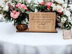 Personalised Wedding Candle Display to remember loved ones - Remembrance - Marriage gift - present - Bride - Groom - Memorial - Decoration