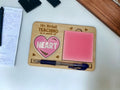 Personalised wooden Teacher post it note station - Appreciation gift - Thank you present - graduation - teaching - Ornament - end of term