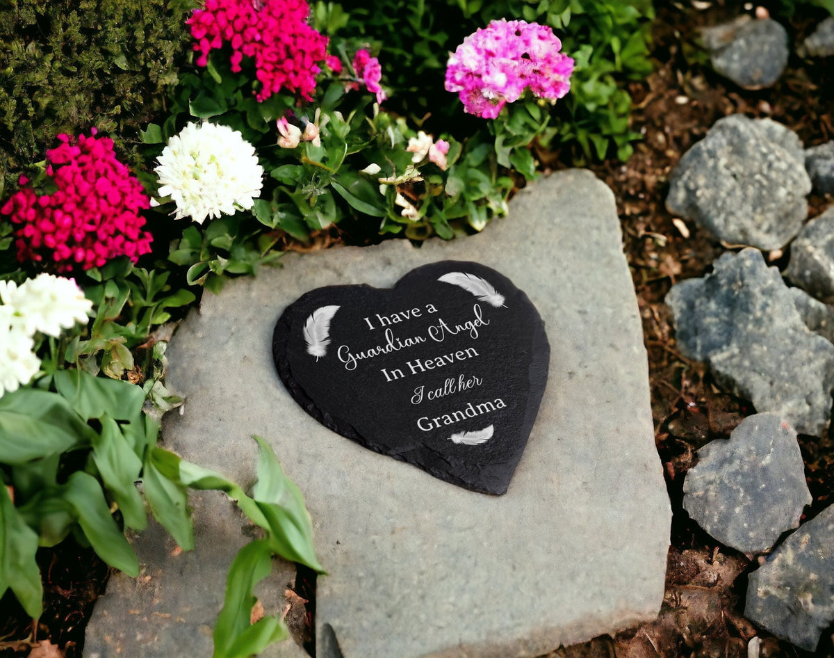 Personalised Robin Memorial grave marker, memorial slate - Memory - Indoor - Outdoor - Garden - Caravan - Grave side - Candle Display - Gift