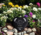 Personalised Robin Memorial grave marker, memorial slate - Memory - Indoor - Outdoor - Garden - Caravan - Grave side - Candle Display - Gift