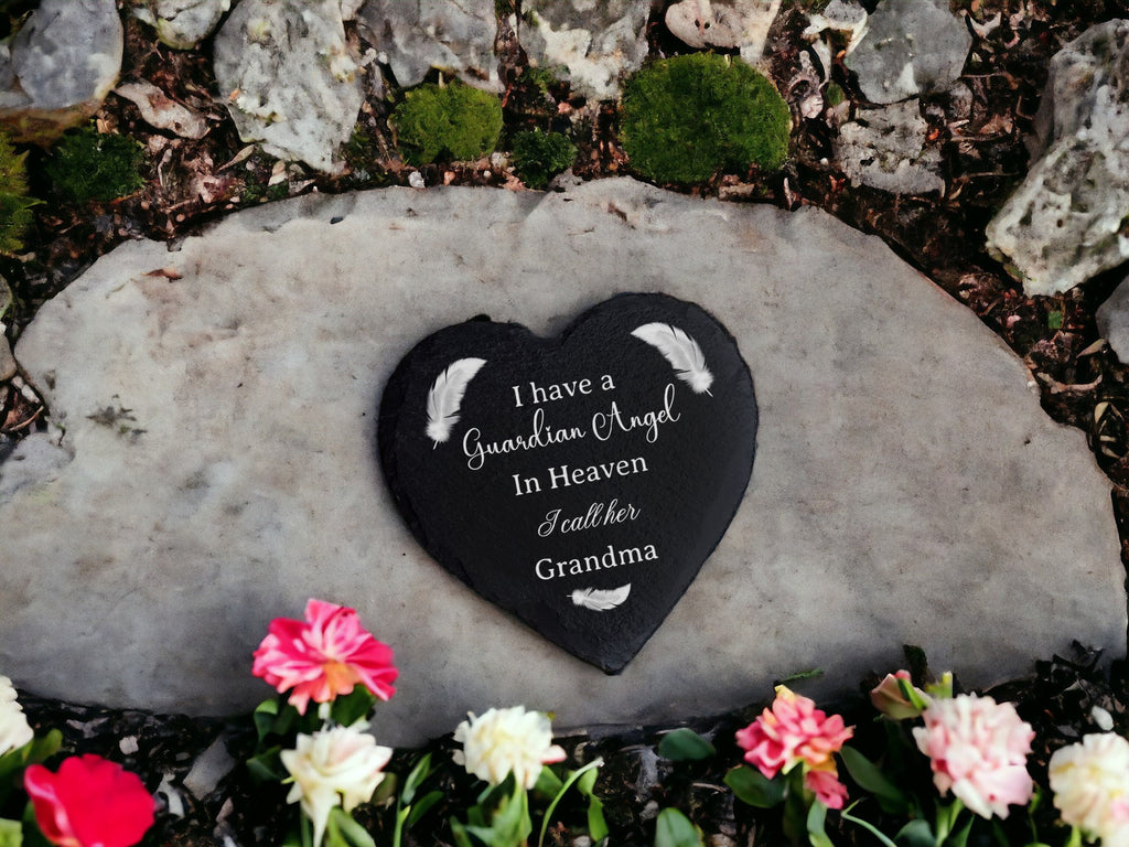 Personalised Robin Memorial grave marker, memorial slate - Memory - Indoor - Outdoor - Garden - Caravan - Grave side - Candle Display - Gift