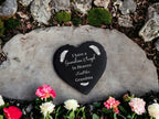 Personalised Robin Memorial grave marker, memorial slate - Memory - Indoor - Outdoor - Garden - Caravan - Grave side - Candle Display - Gift