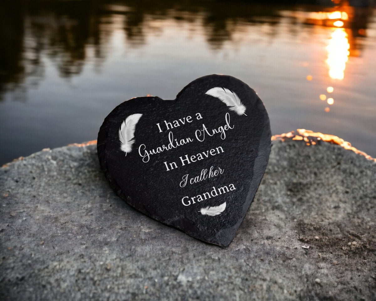 Personalised Robin Memorial grave marker, memorial slate - Memory - Indoor - Outdoor - Garden - Caravan - Grave side - Candle Display - Gift