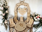 Personalised wedding memorial Display - Loved ones memory table - Centre piece - family - remember - heaven - Remembrance chairs - Keepsake