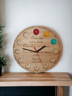 Personalised Recovery Token Display Clock - Chips - Personalized Serenity Prayer Recovery Chip Holder - AA display - Holder - Coin - Gift