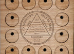 Personalised Recovery Token Display - Chips - Personalized Serenity Prayer Recovery Chip Holder - AA display - Holder - Serenity prayer