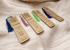 Personalised wooden bookmark - Choice of 4 designs -Teacher thank you gift - Graduation - Teacher - Teaching - End of term present.