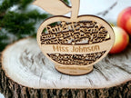personalised apple desk ornament - Teacher thank you gift - graduation - Teacher - teaching - thank you gift - end of term present - Plaque