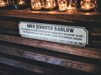 Personalised license to serve alcohol sign - Novelty - Home bar - Perfect gift - Kitchen - dining room - Garden bar - Hot tub - Beer - Gin