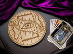 Tarot card of the day display - Alter stand - Angel - Oracle - Spread board - Fortune teller - Sun and Moon - Spiritualist - Witchy - Wiccan