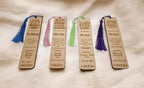 Personalised wooden bookmark - Choice of 4 designs -Teacher thank you gift - Graduation - Teacher - Teaching - End of term present.