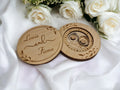 Personalised Ring Box - Ceremony - Best man - Hearth - Wooden engraved - Rustic Wedding - Sentimental keepsake - Something new - Page boy
