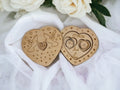 Personalised Ring Box - Ceremony - Best man - Hearth - Wooden engraved - Rustic Wedding - Sentimental keepsake - Something new - Page boy