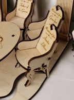 Personalised wedding memorial Display - Loved ones memory table - Centre piece - family - remember - heaven - Remembrance chairs - Keepsake
