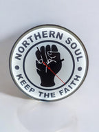 Northern Soul Light Up Clock - Night light - Lamp - Bar - Man Cave - Cafe - Wall art - Music - DJ - Retro - Vintage - Wigan Casino