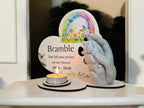 Personalised Pet Dog Candle Memorial display - Stunning gift - Bereavement - Funeral - Wedding - Anniversary - Decoration
