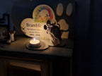 Personalised Pet Dog Candle Memorial display - Stunning gift - Bereavement - Funeral - Wedding - Anniversary - Decoration