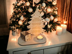 Personalised Baby Christmas candle memorial display - rocking chair - xmas - memory - decoration -decor - rememberance - family - plaque