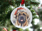 Personalised Christmas Dog pet bauble - 100 breeds to choose from! - Secret Santa - Xmas - present - tree - decoration - decor - Frenchie
