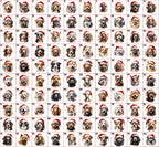 Personalised Christmas Dog pet bauble - 100 breeds to choose from! - Secret Santa - Xmas - present - tree - decoration - decor - Frenchie