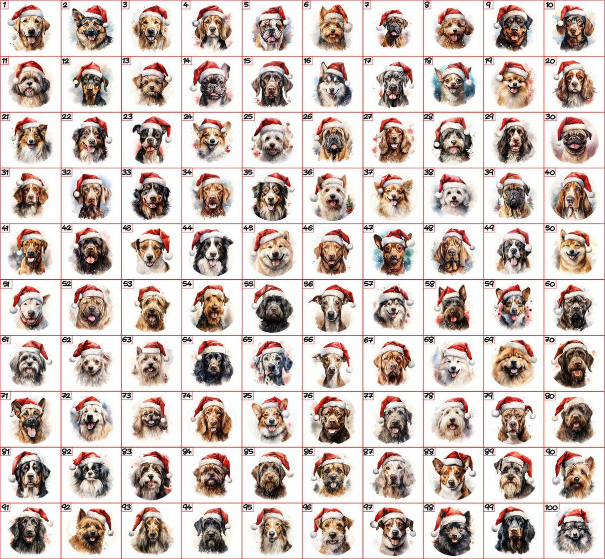 Personalised Christmas Dog pet bauble - 100 breeds to choose from! - Secret Santa - Xmas - present - tree - decoration - decor - Frenchie