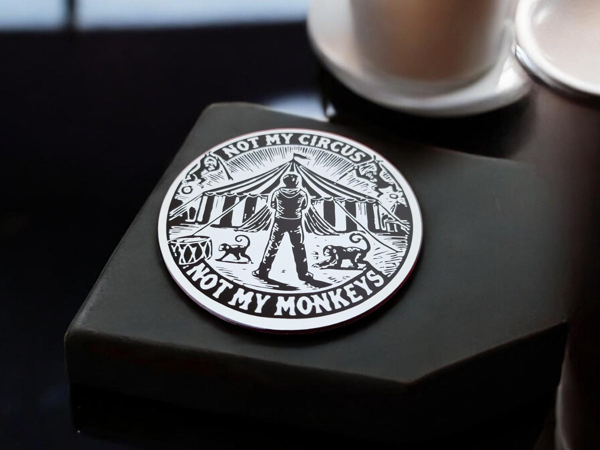 Novelty Drinks Coaster - Gift - Home bar - Display - Funny - Humorous - prank - Home - Colleague - Tea - Coffee - Man Cave - Office