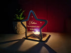 Personalised star memorial candle holder - Stunning remembrance item - Display - memories - Anniversary - Present - Ornament - Present Gift