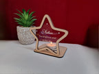 Personalised star memorial candle holder - Stunning remembrance item - Display - memories - Anniversary - Present - Ornament - Present Gift