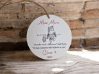 Personalised Teacher hanging heart ornament - End of term - Appreciation gift - Thank you present - Leaving - Graduation - Pre-school