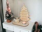 Personalised Baby Christmas candle memorial display - rocking chair - xmas - memory - decoration -decor - rememberance - family - plaque