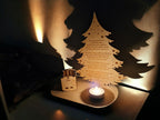 Personalised Baby Christmas candle memorial display - rocking chair - xmas - memory - decoration -decor - rememberance - family - plaque