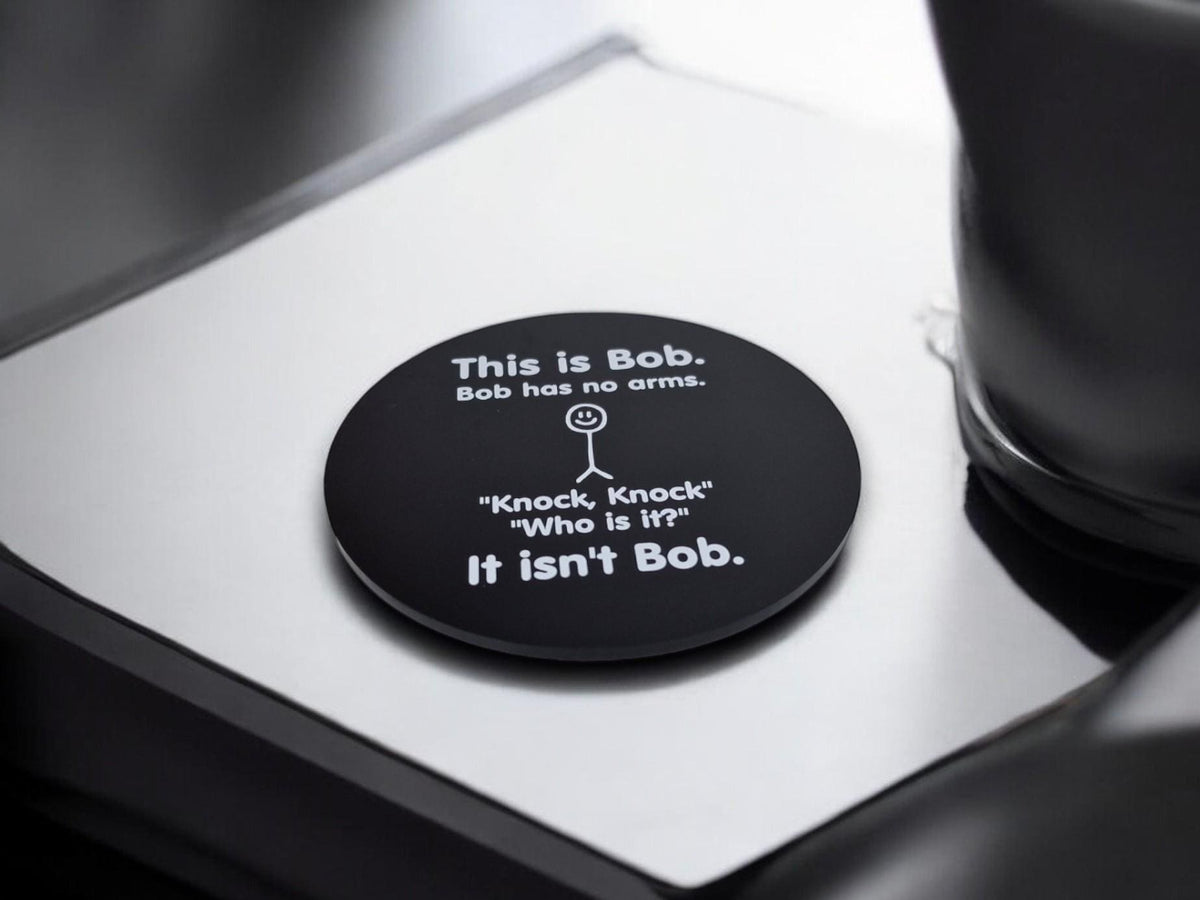 Novelty Drinks Coaster - Gift - Home bar - Display - Funny - Humorous - prank - Home - Colleague - Tea - Coffee - Man Cave - Office