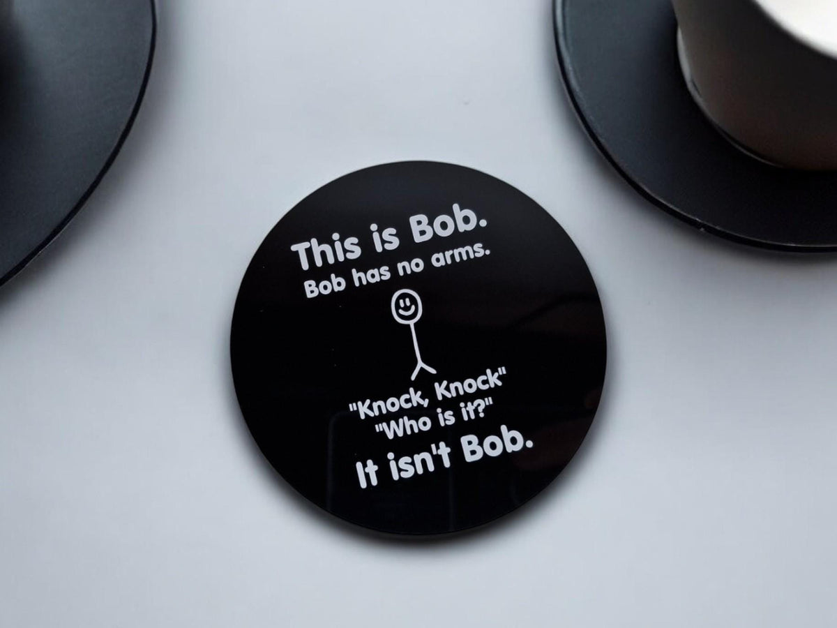 Novelty Drinks Coaster - Gift - Home bar - Display - Funny - Humorous - prank - Home - Colleague - Tea - Coffee - Man Cave - Office
