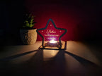 Personalised star memorial candle holder - Stunning remembrance item - Display - memories - Anniversary - Present - Ornament - Present Gift