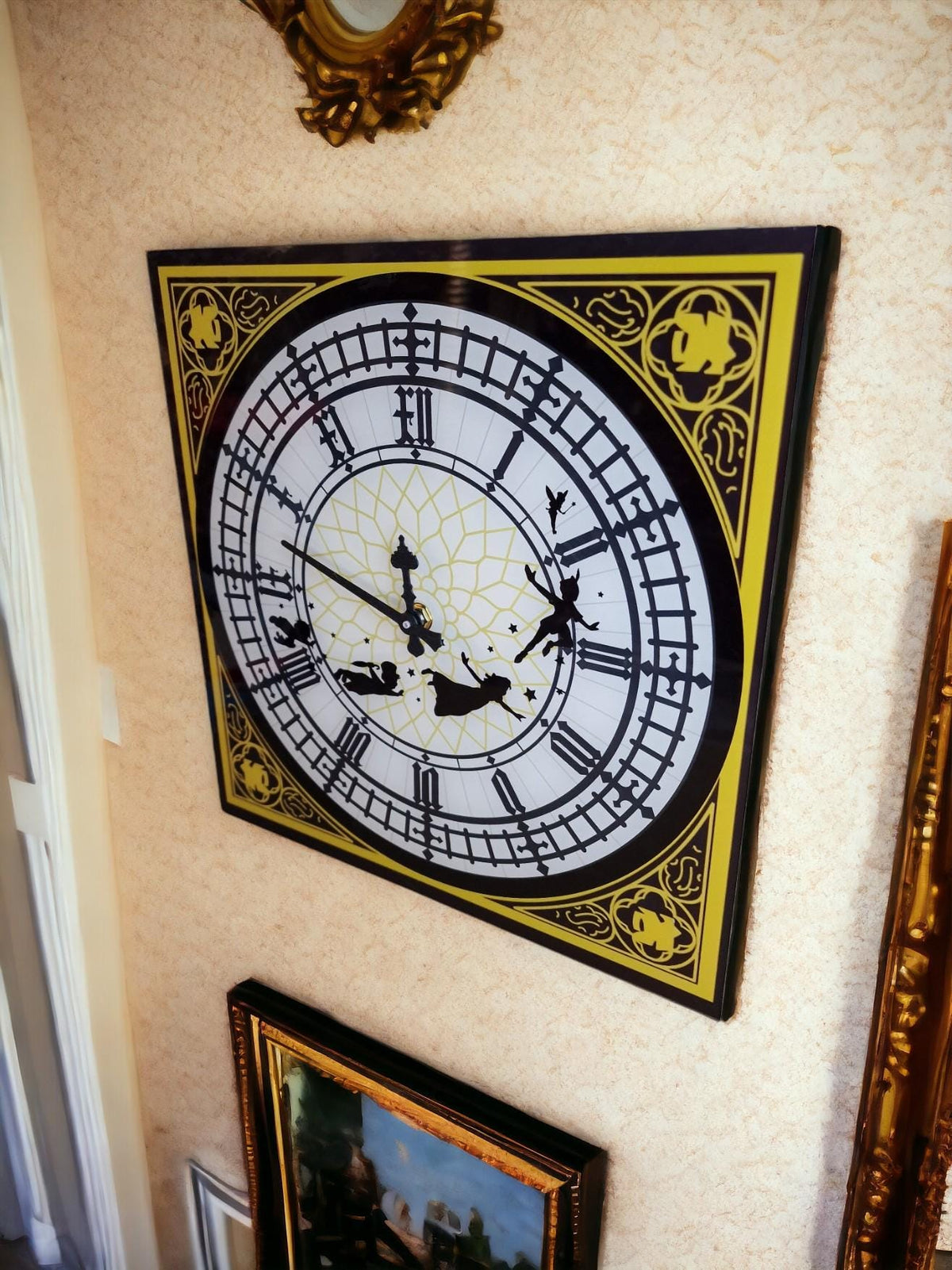 Big Ben Fairytale Illuminated Clock - Night light - Lamp - Wall art - Child's Bedroom Decor - Decoration - Fairies - Magical - Bespoke