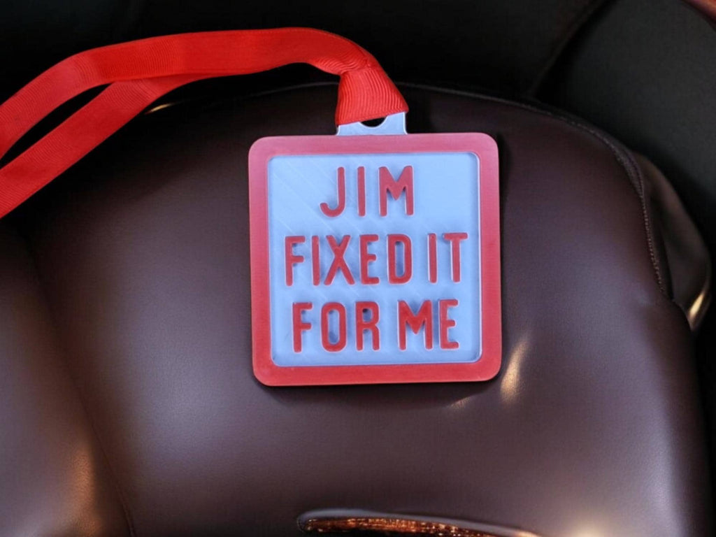 Jim'll Fix It Replica Medal - Bad Taste - Jimmy Saville - Decor - Home - Colleague - Secret santa - Man Cave - Bar - Gift - Novelty Present