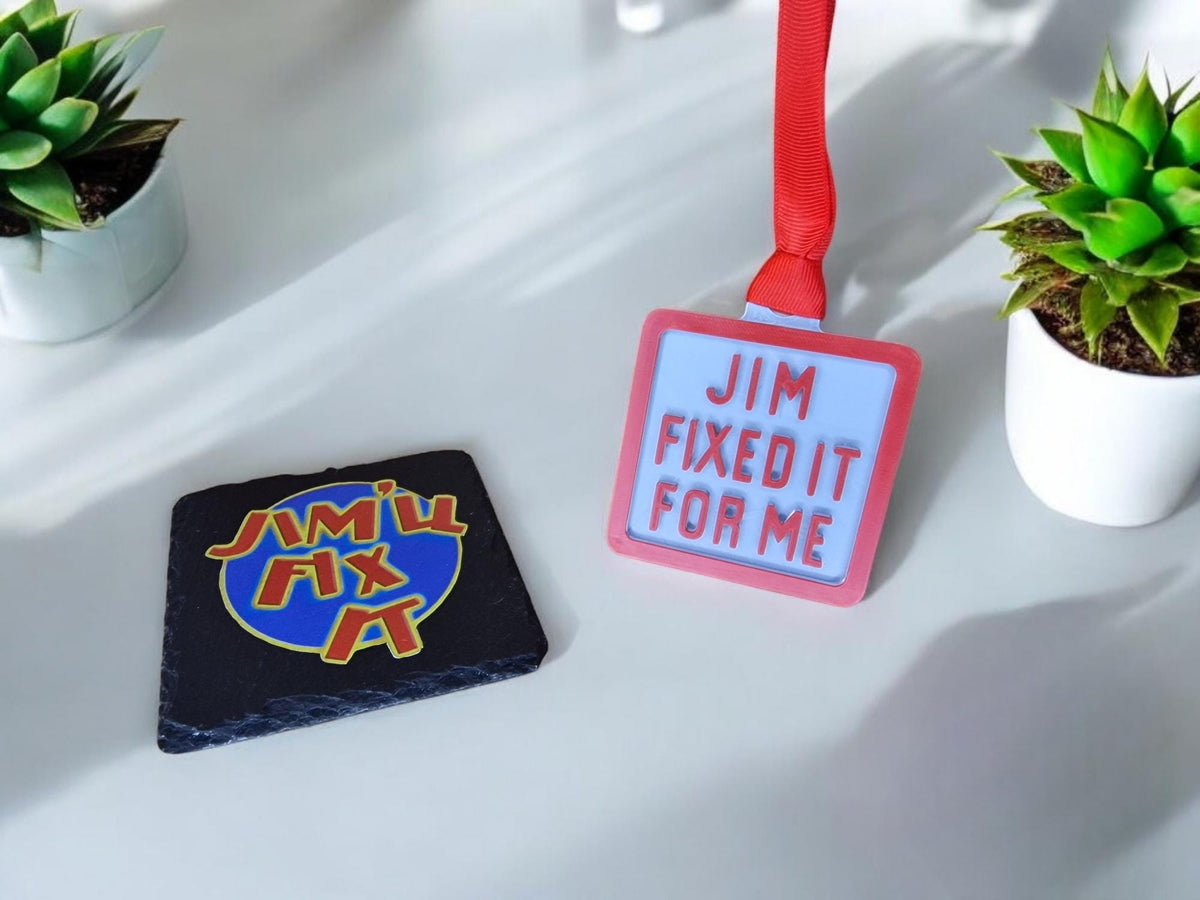 Jim'll Fix It Replica Medal - Bad Taste - Jimmy Saville - Decor - Home - Colleague - Secret santa - Man Cave - Bar - Gift - Novelty Present
