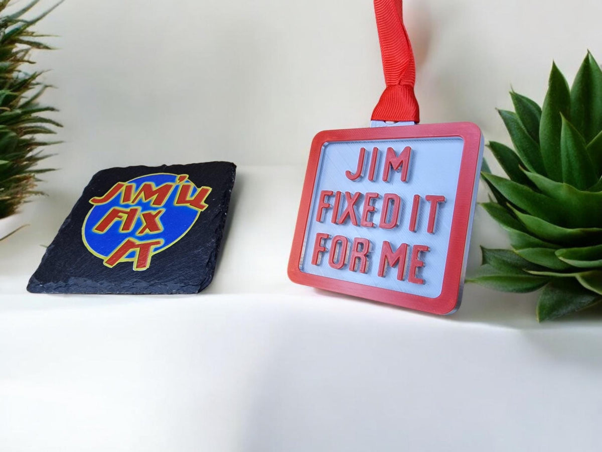 Jim'll Fix It Replica Medal - Bad Taste - Jimmy Saville - Decor - Home - Colleague - Secret santa - Man Cave - Bar - Gift - Novelty Present