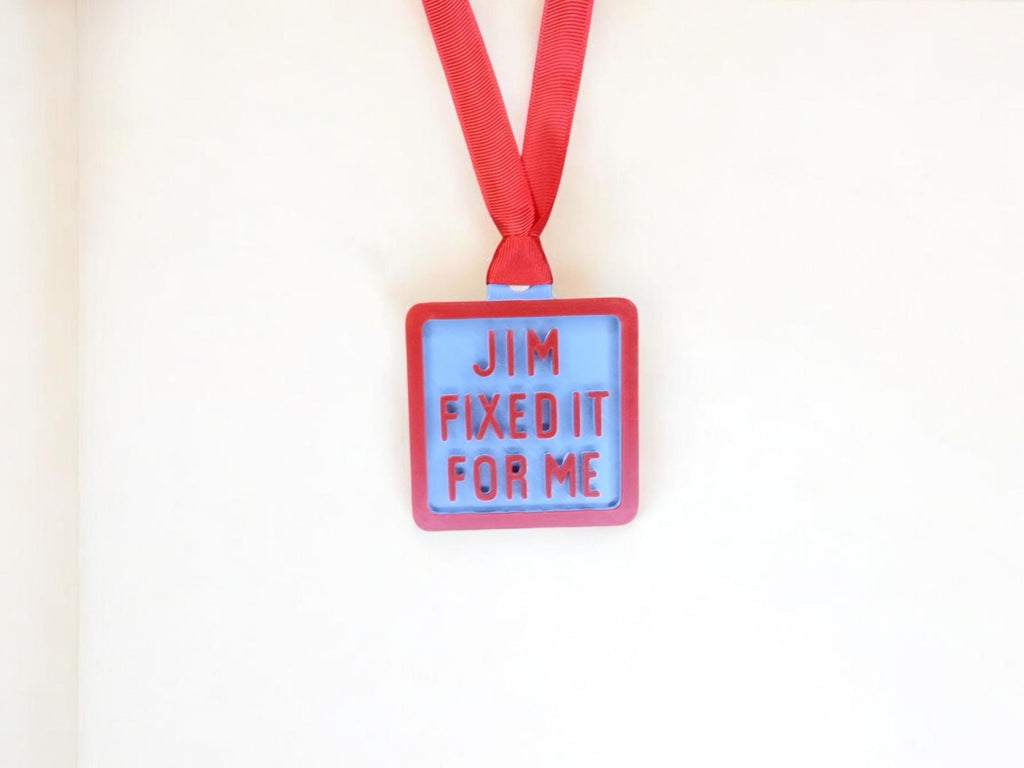 Jim'll Fix It Replica Medal - Bad Taste - Jimmy Saville - Decor - Home - Colleague - Secret santa - Man Cave - Bar - Gift - Novelty Present