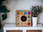 Personalised Recovery Token Display - Chips - Narcotics Anonymous Recovery Chip Holder - AA display - Holder - Serenity prayer - NA