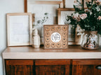 Personalised Recovery Token Display - Chips - Narcotics Anonymous Recovery Chip Holder - AA display - Holder - Serenity prayer - NA