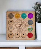 Personalised Recovery Token Display - Chips - Narcotics Anonymous Recovery Chip Holder - AA display - Holder - Serenity prayer - NA