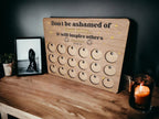 Personalised Serenity Prayer Recovery Token Display - Chips - Personalized Serenity Prayer Recovery Chip Holder - AA display - Holder