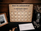 Personalised Serenity Prayer Recovery Token Display - Chips - Personalized Serenity Prayer Recovery Chip Holder - AA display - Holder